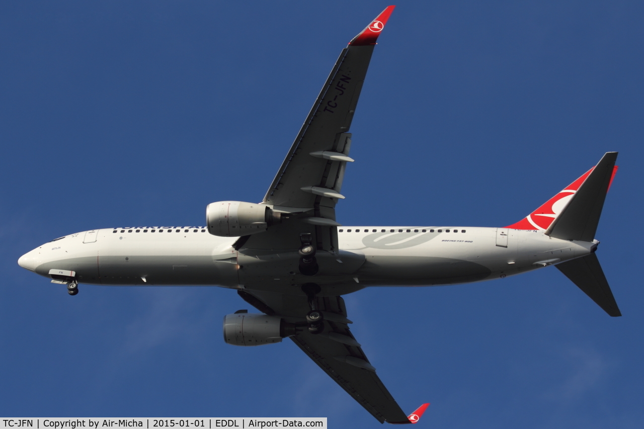 TC-JFN, 1999 Boeing 737-8F2 C/N 29776, Turkish Airlines
