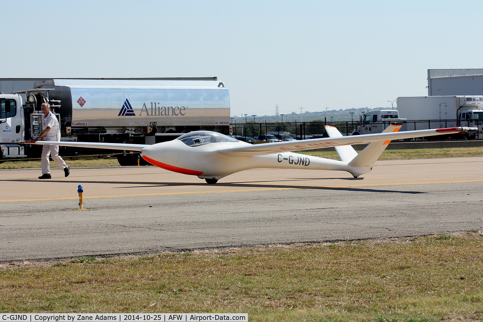 C-GJND, 1973 Start & Flug H101 Salto C/N 23, At the 2014 Alliance Airshow - Fort Worth, TX