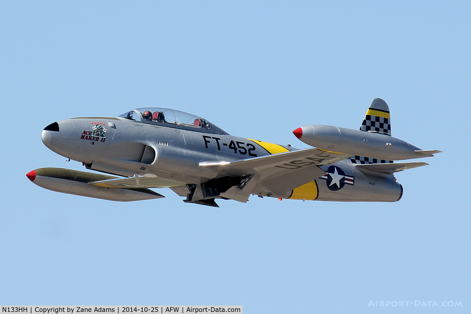 N133HH, Canadair CT-133 Silver Star 3 (CL-30) C/N 133452, At the 2014 Alliance Airshow - Fort Worth, TX