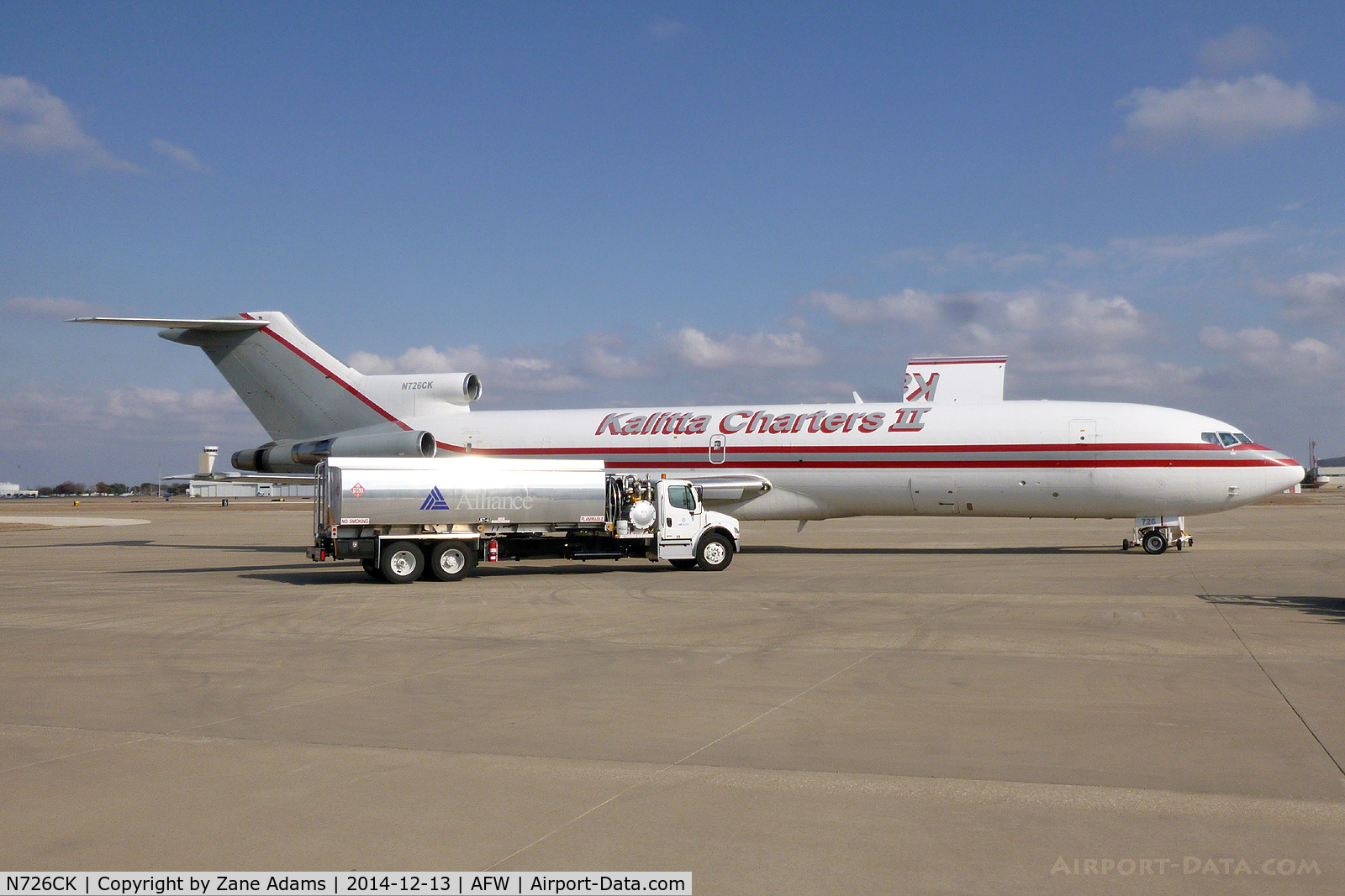 N726CK, 1980 Boeing 727-2M7 C/N 21951, On the west freight ramp at Alliance Fort Worth.