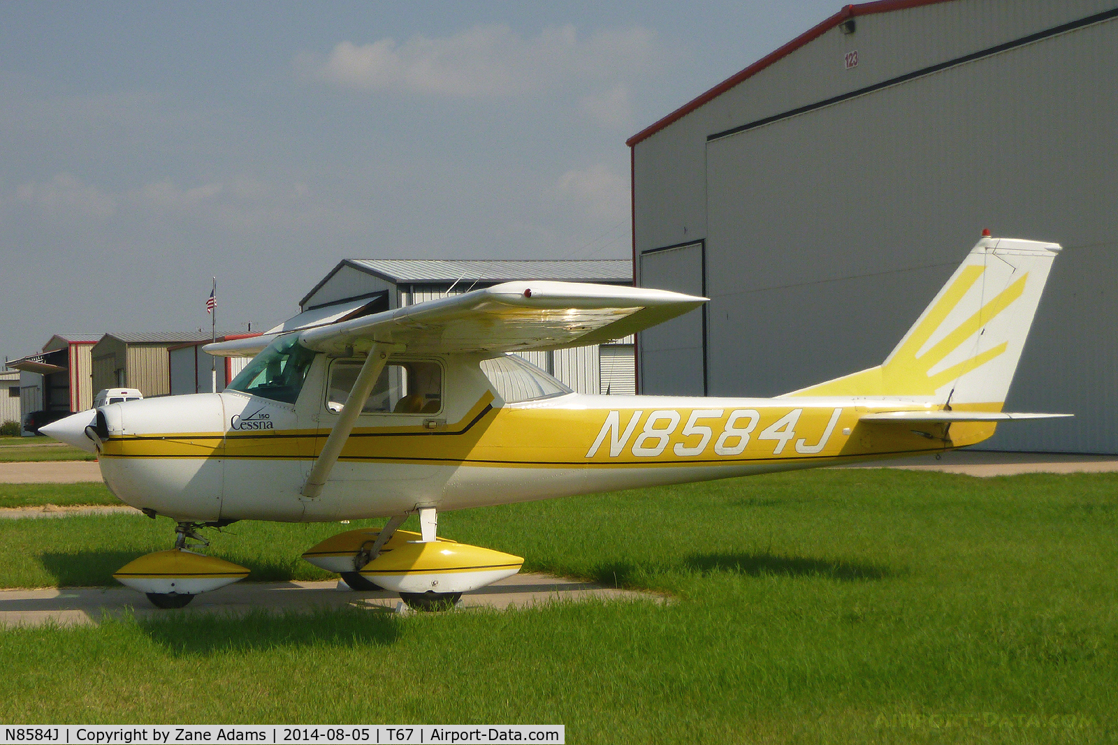 N8584J, 1967 Cessna 150G C/N 15066484, At Hicks Field - Fort Worth, TX