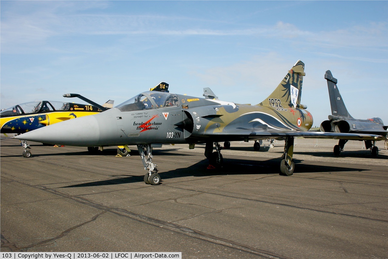 103, Dassault Mirage 2000C C/N 367, Dassault Mirage 2000C, Static display, Châteaudun Air Base 279 (LFOC) Open day 2013