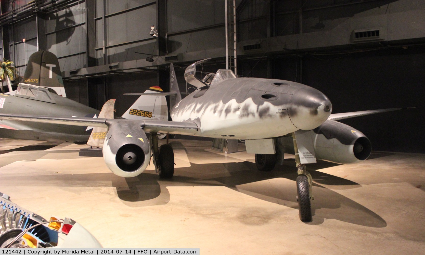 121442, Messerschmitt Me-262A Schwalbe C/N 501232, ME-262