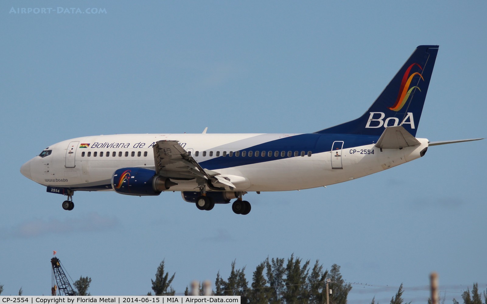 CP-2554, 1994 Boeing 737-8Q8 C/N 26303, Bolivian De Aviation