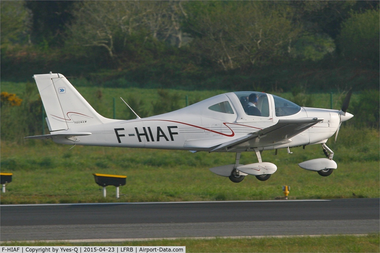 F-HIAF, Tecnam P-2002JF Sierra C/N Not Found F-HIAF, F-HIAF - Tecnam P2002 JF, Landing rwy 07R, Brest-Bretagne Airport (LFRB-BES)