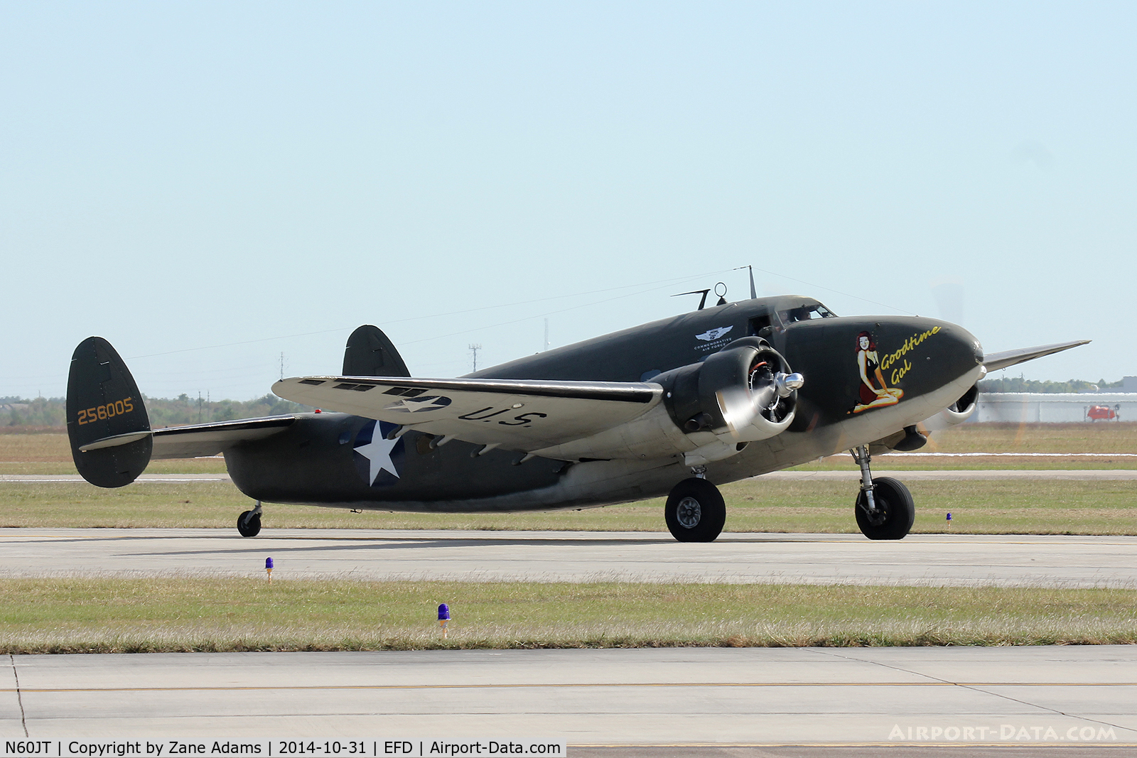N60JT, 1943 Lockheed C-60A Lodestar C/N 2478, At the 2014 Wings Over Houston Airshow