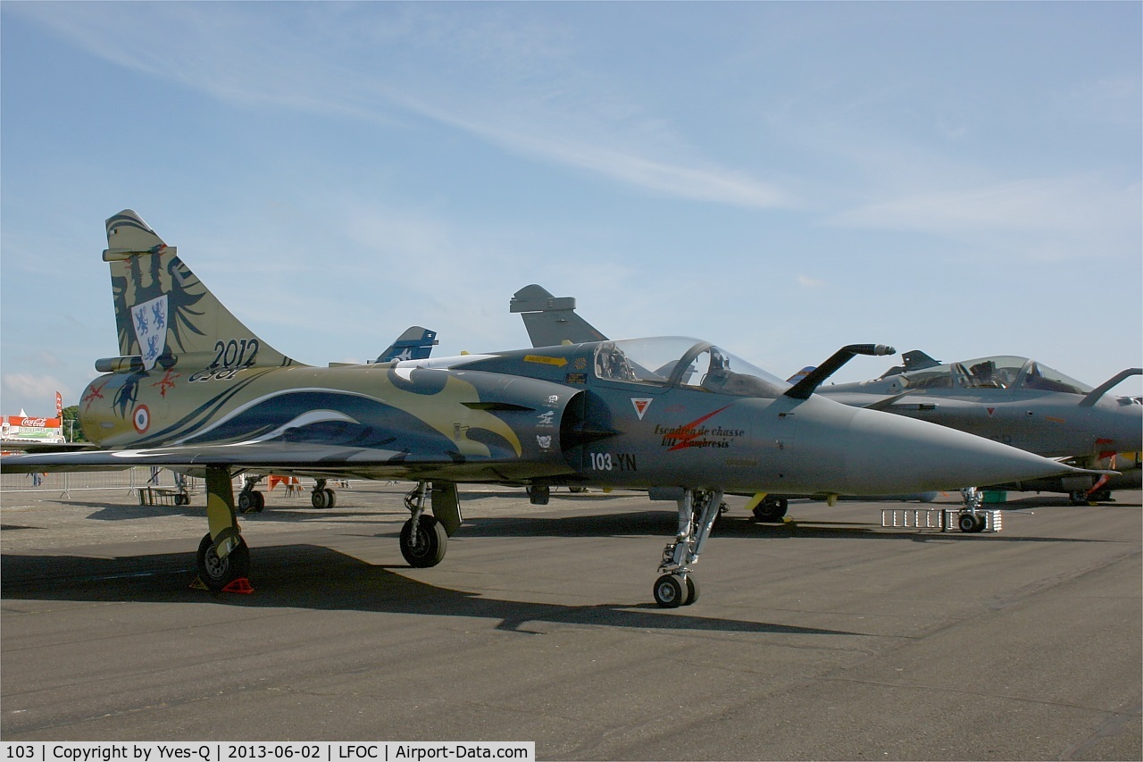 103, Dassault Mirage 2000C C/N 367, Dassault Mirage 2000C, Châteaudun Air Base 279 (LFOC) Open day 2013