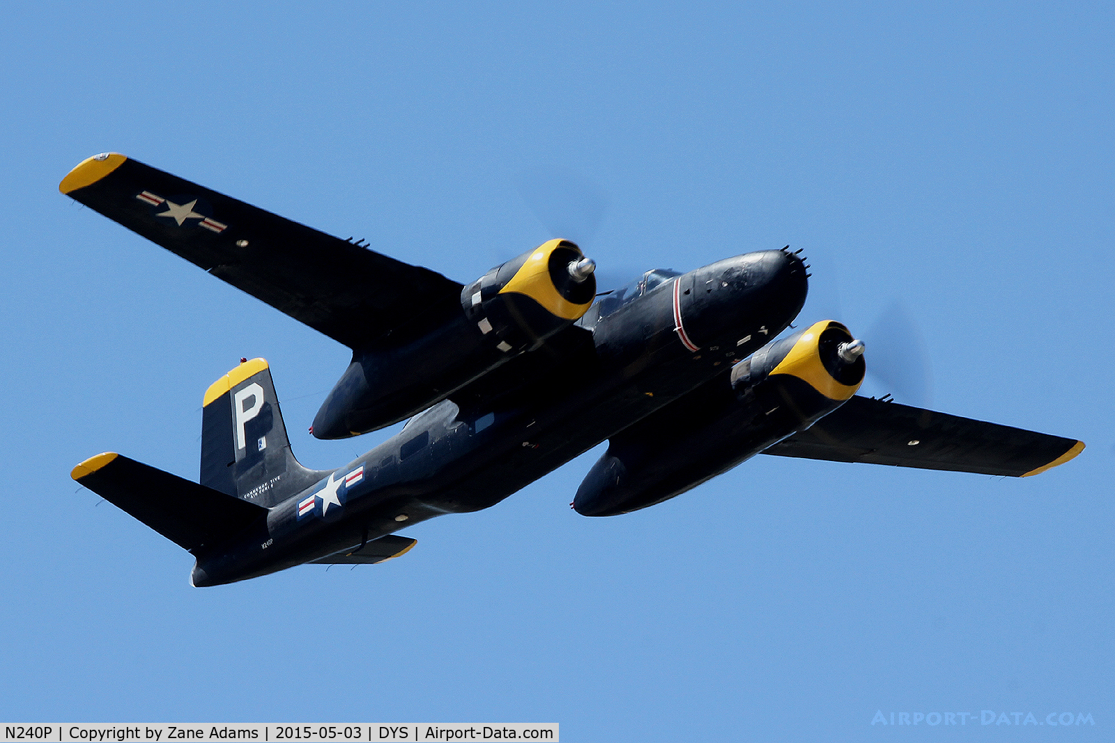 N240P, 1943 Douglas A-26B Invader C/N 7140, At the 2014 Big Country Airshow - Dyess AFB, TX