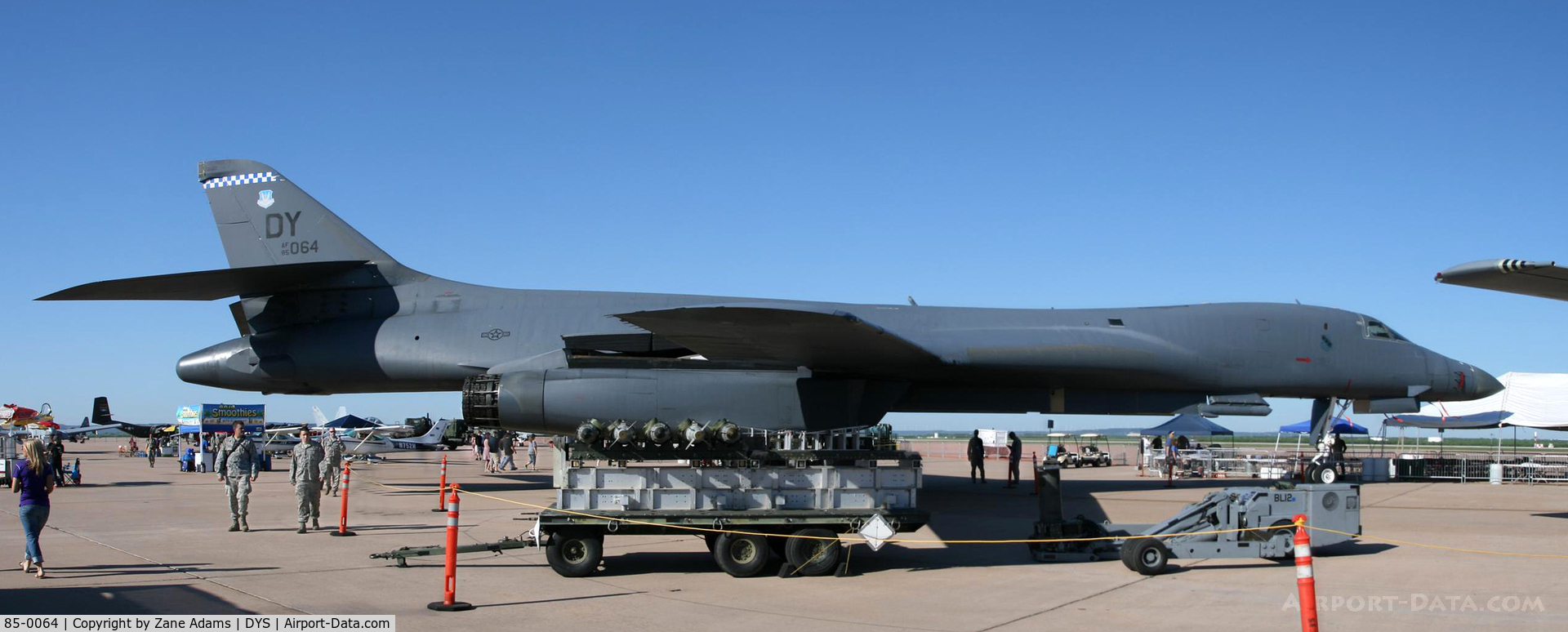 85-0064, 1985 Rockwell B-1B Lancer C/N 24, At the 2014 Big Country Airshow - Dyess AFB, TX