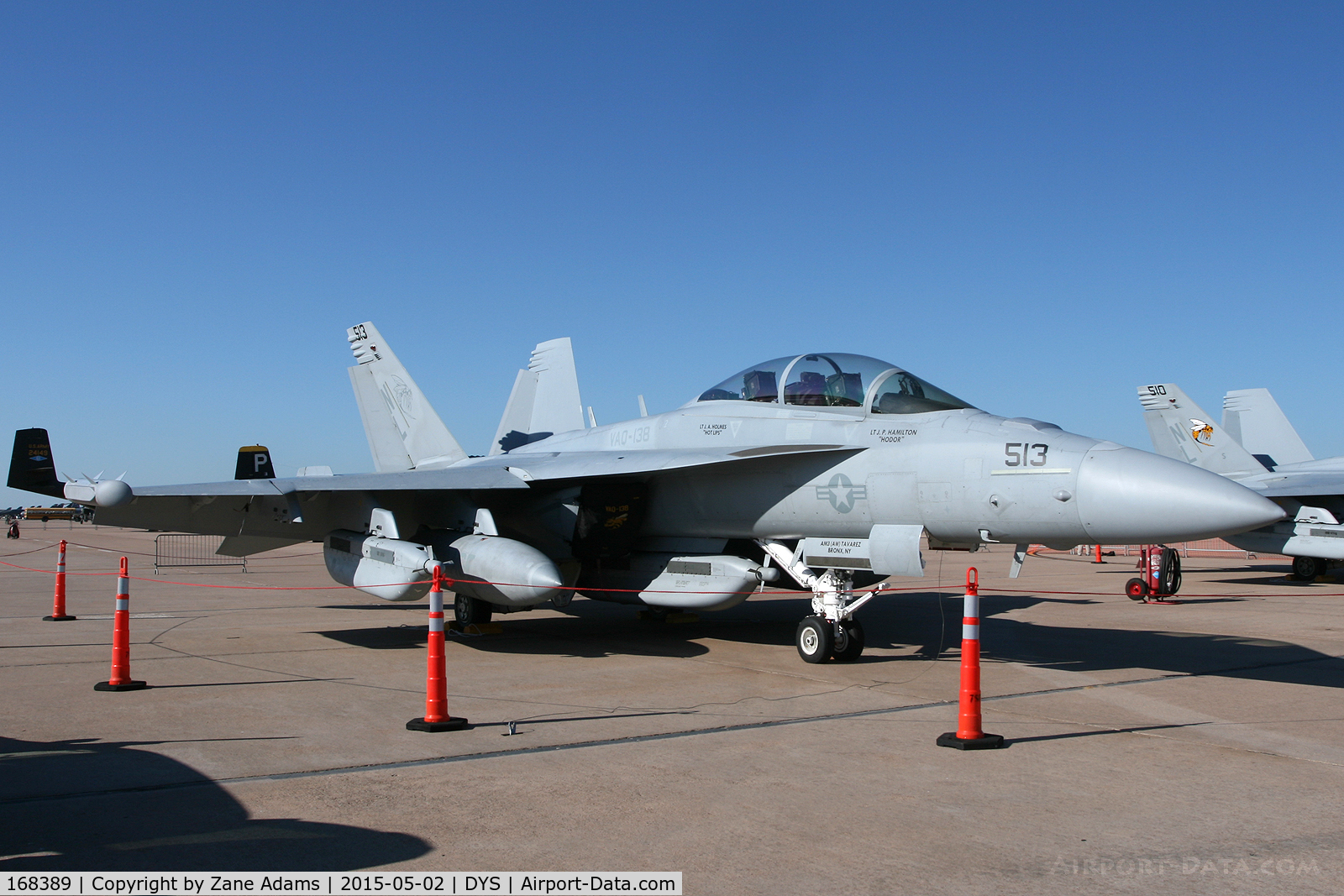 168389, Boeing EA-18G Growler C/N G-75, At the 2015 Big Country Airshow - Dyess AFB, Texas