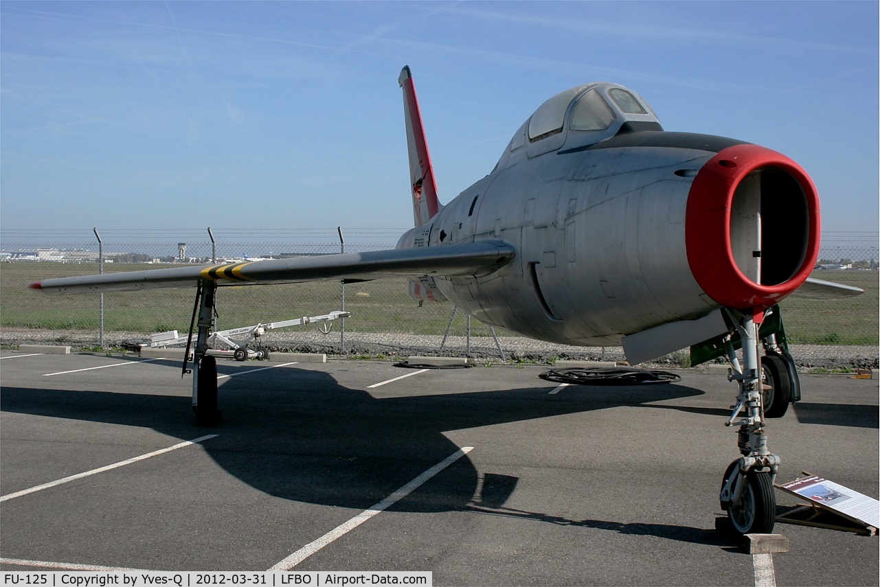 FU-125, Republic F-84F Thunderstreak C/N Not found 53-6760, Republic F-84F Thunderstreak, Preserved at Les Ailes Anciennes Museum, Toulouse-Blagnac