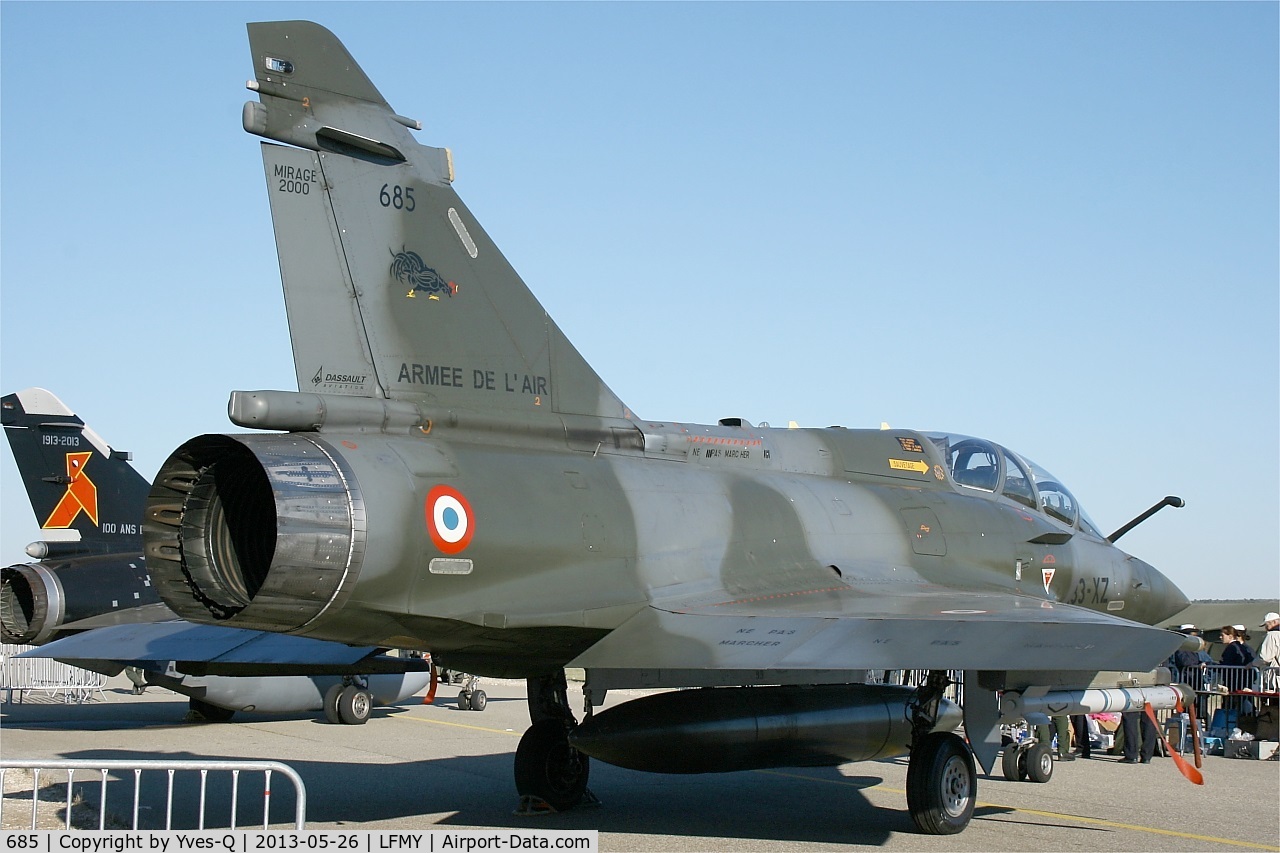 685, 2009 Dassault Mirage 2000D C/N 559, Dassault Mirage 2000D, Static display, Salon de Provence Air Base 701 (LFMY) Open day 2013
