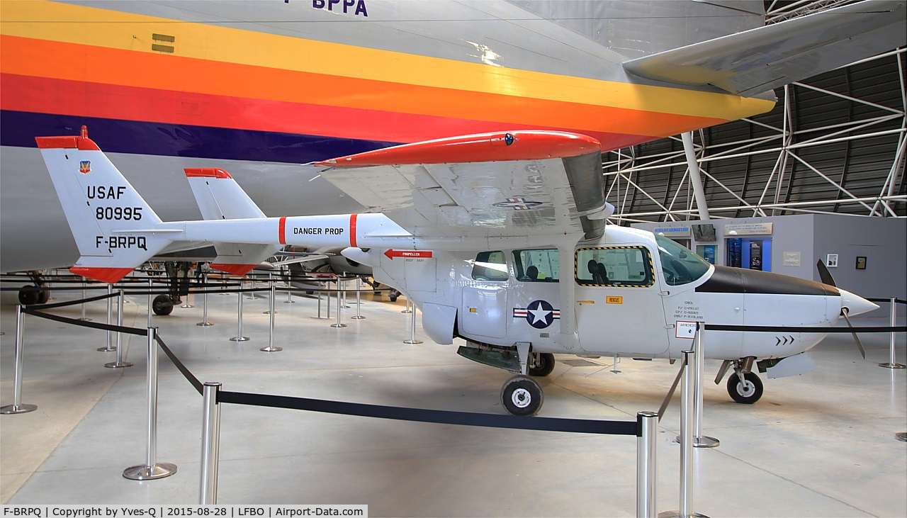 F-BRPQ, Cessna T337D C/N 337-0995, Cessna T337D Super skymaster, Preserved at Aeroscopia Museum, Toulouse-Blagnac