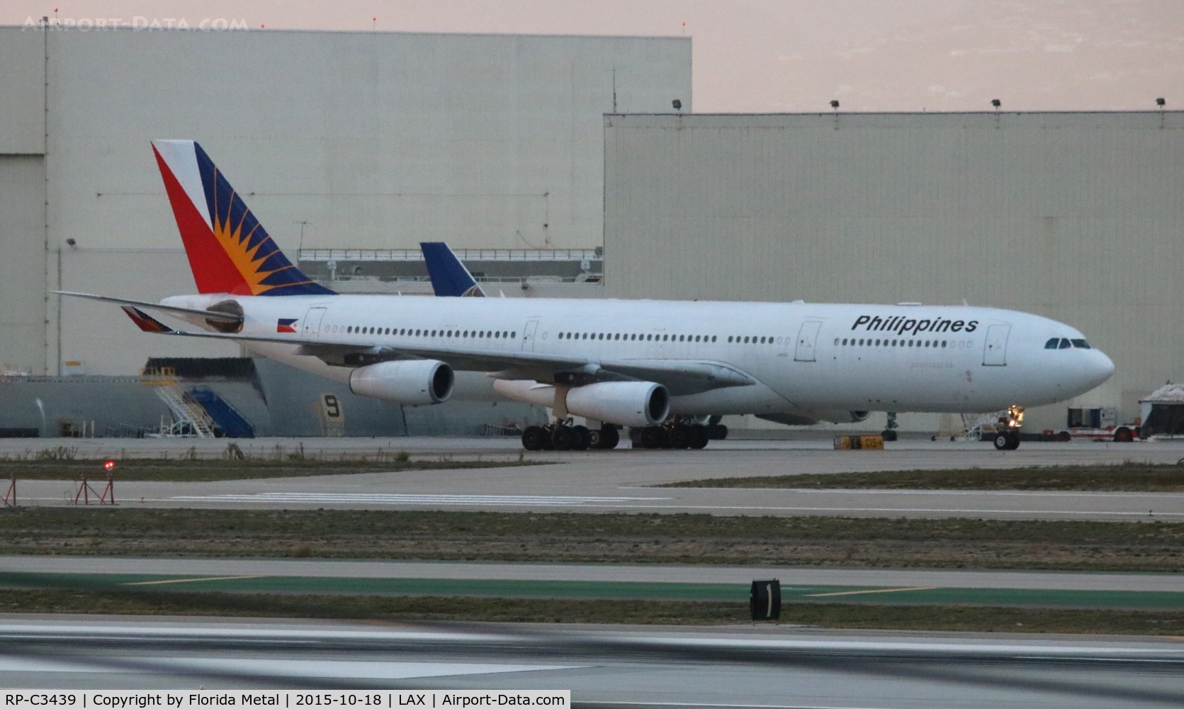 RP-C3439, 2002 Airbus A340-313 C/N 459, Philippine A340-300