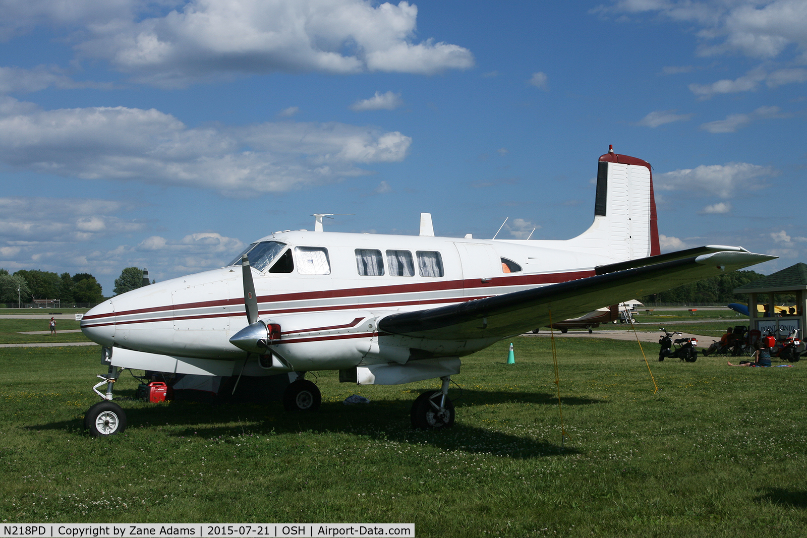N218PD, Beech 65 (LF-23F) C/N LF-48, 2015 EAA AirVenture - Oshkosh Wisconsin