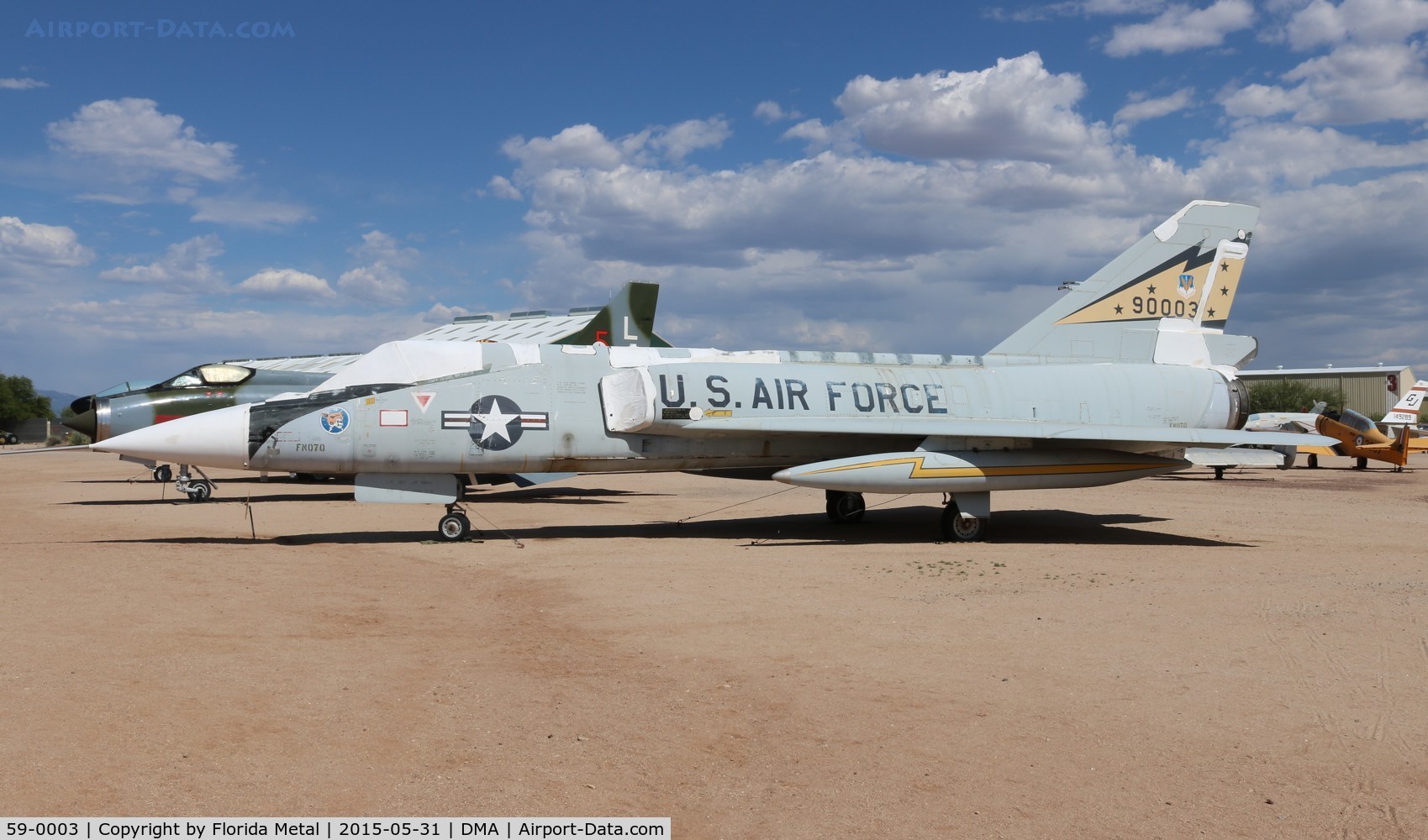59-0003, 1959 Convair F-106A Delta Dart C/N 8-14-132, F-106A Delta Dart
