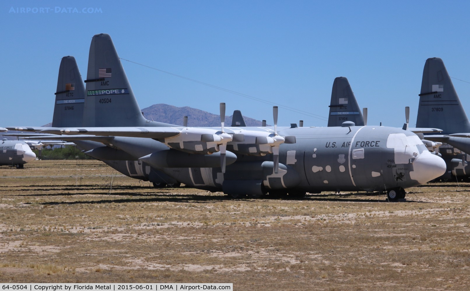 64-0504, 1964 Lockheed C-130E Hercules C/N 382-3988, C-130E