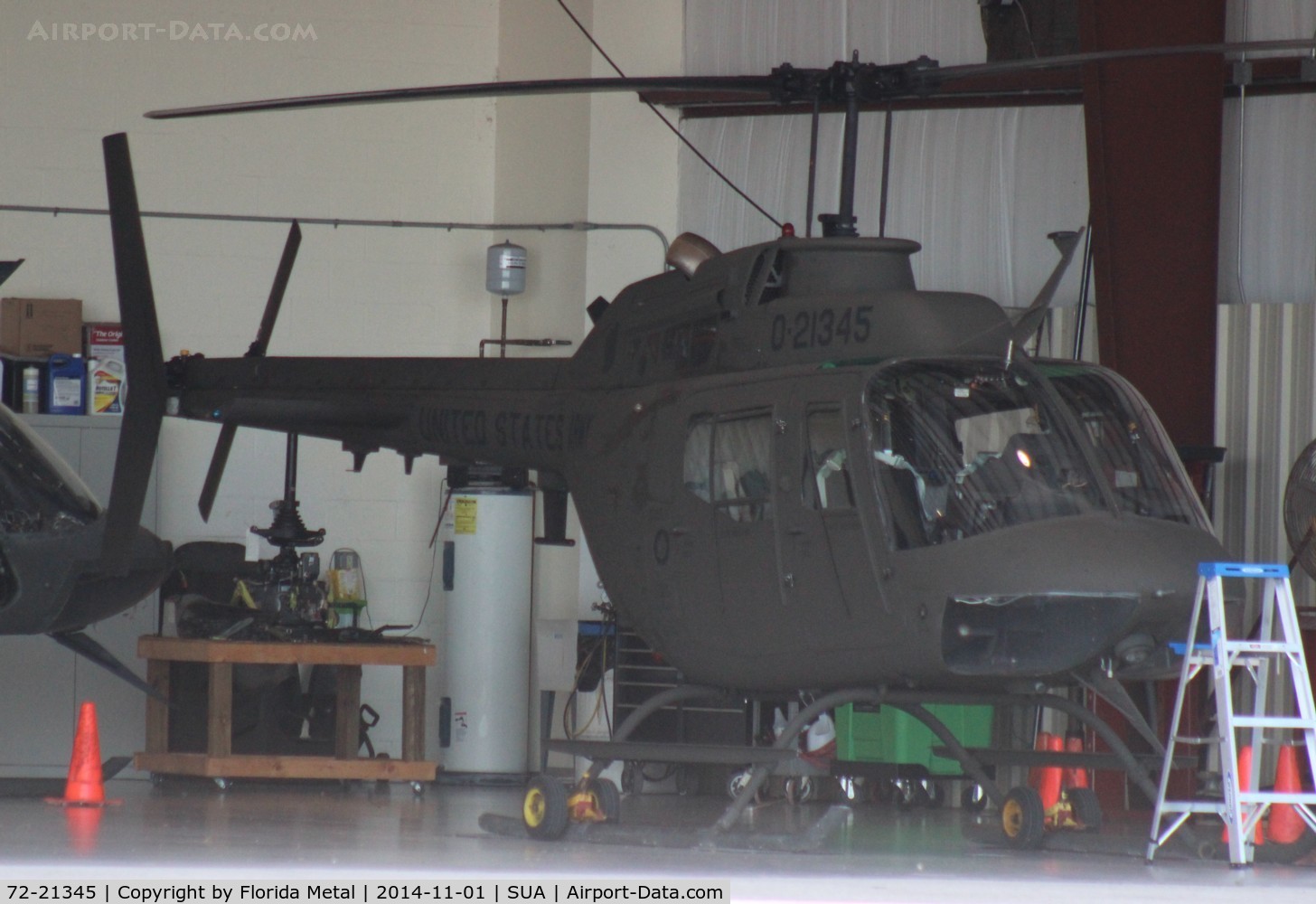 72-21345, 1972 Bell OH-58A Kiowa C/N 42011, OH-58A