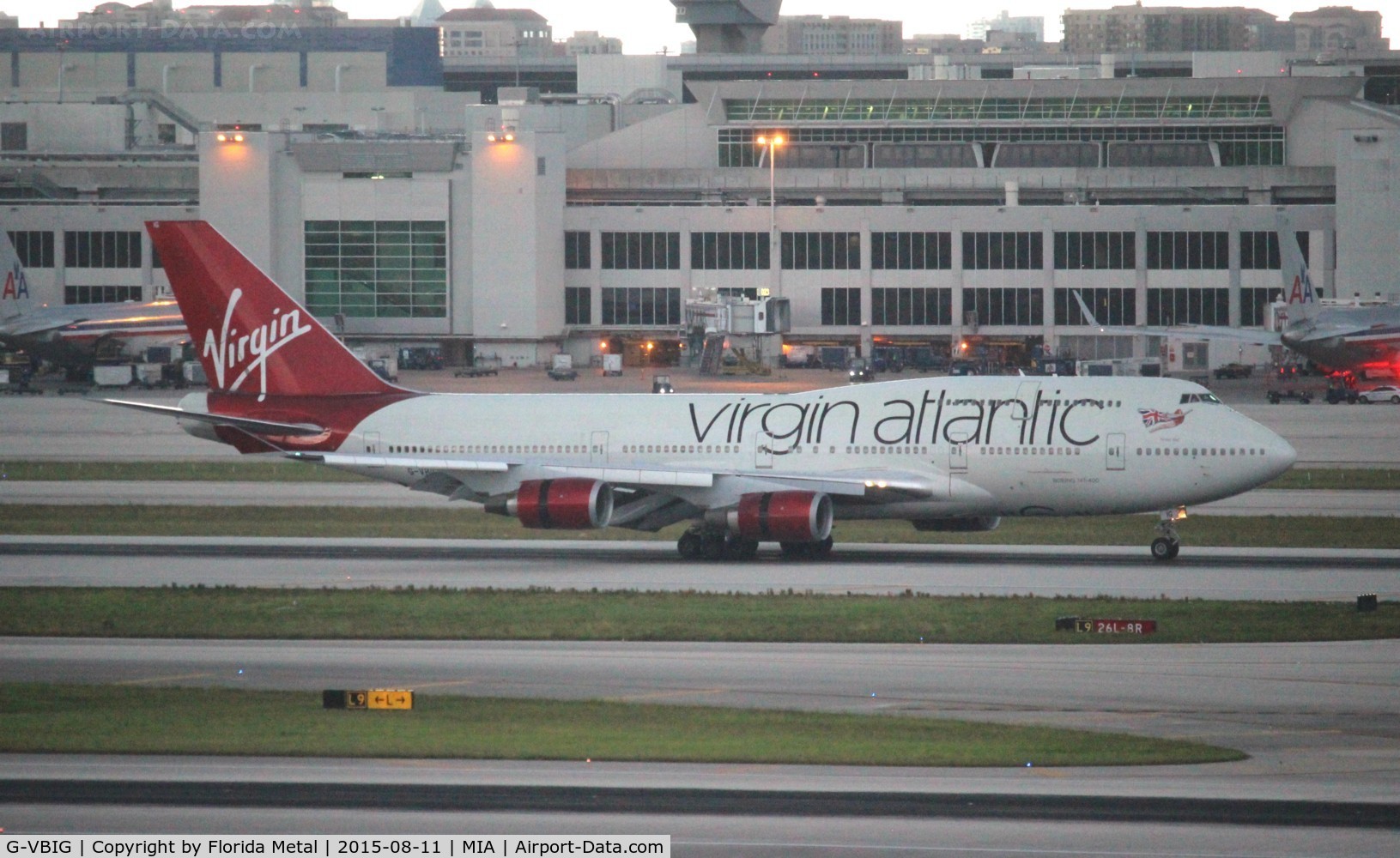 G-VBIG, 1996 Boeing 747-4Q8 C/N 26255, Virgin Atlantic