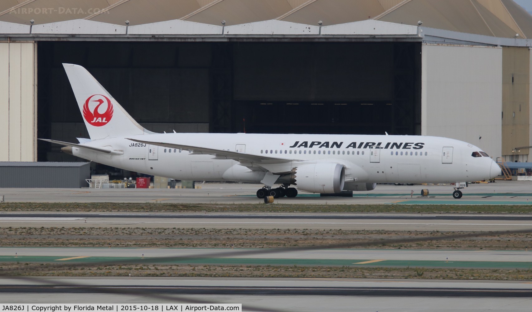 JA826J, 2012 Boeing 787-8 Dreamliner C/N 34836, Japan Airlines