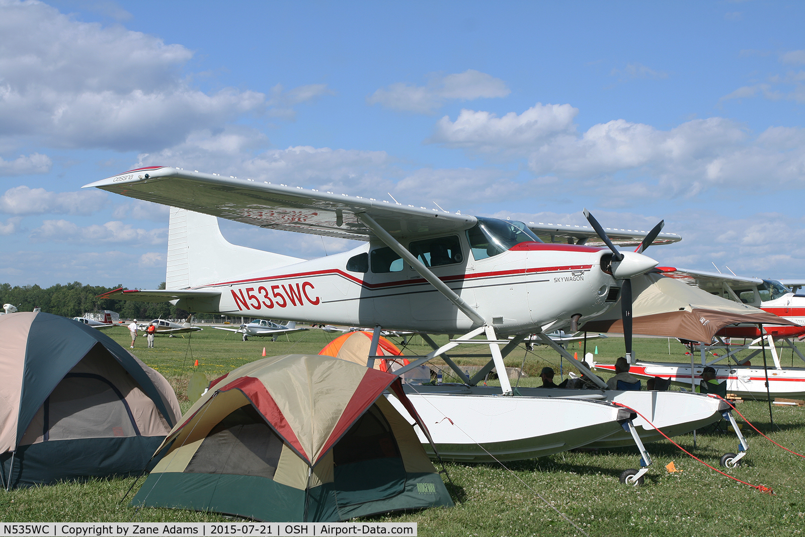 N535WC, 1981 Cessna A185F Skywagon 185 C/N 18504195, 2015 - EAA AirVenture - Oshkosh Wisconsin.