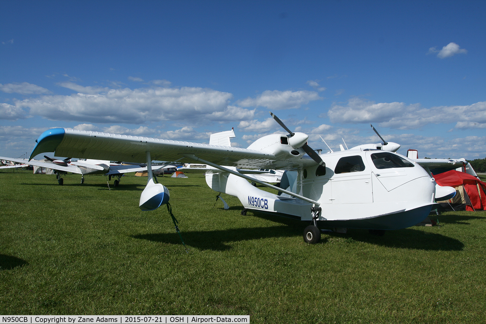 N950CB, 1974 STOL Aircraft UC-1 Twin Bee C/N 016, 2015 EAA AirVenture - Oshkosh, Wisconsin