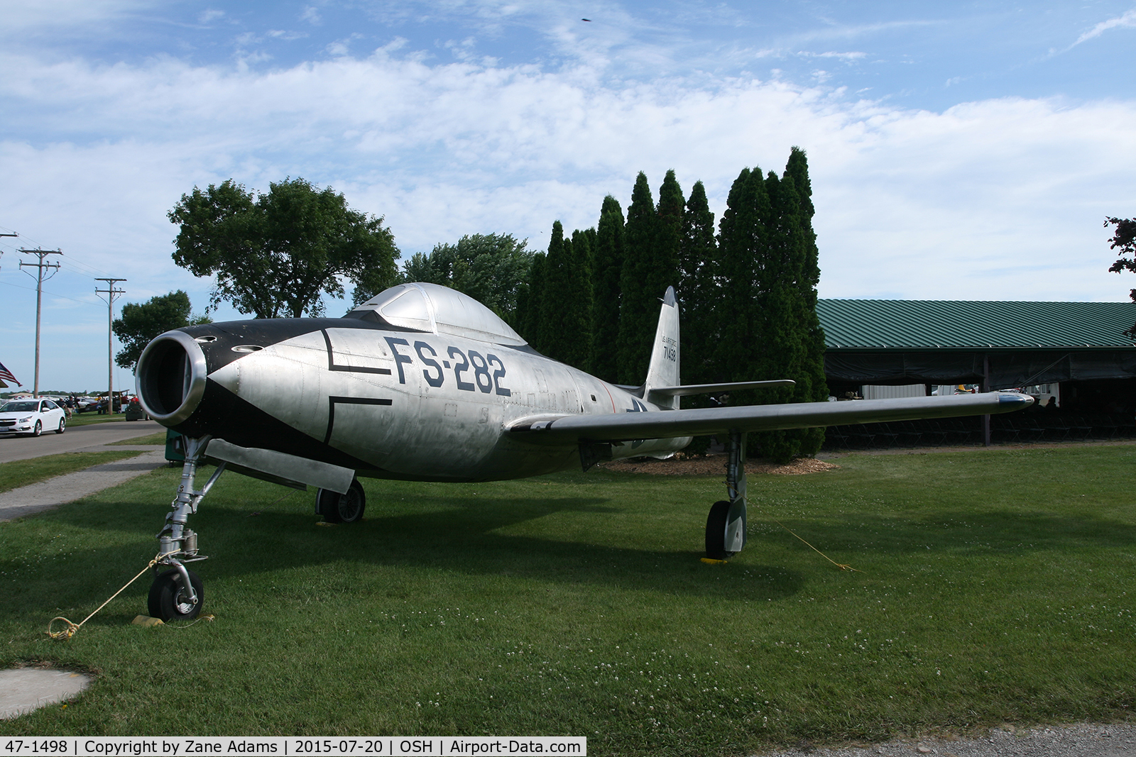 47-1498, 1947 Republic F-84C Thunderjet C/N Not found 47-1498, 2015 - EAA AirVenture - Oshkosh Wisconsin