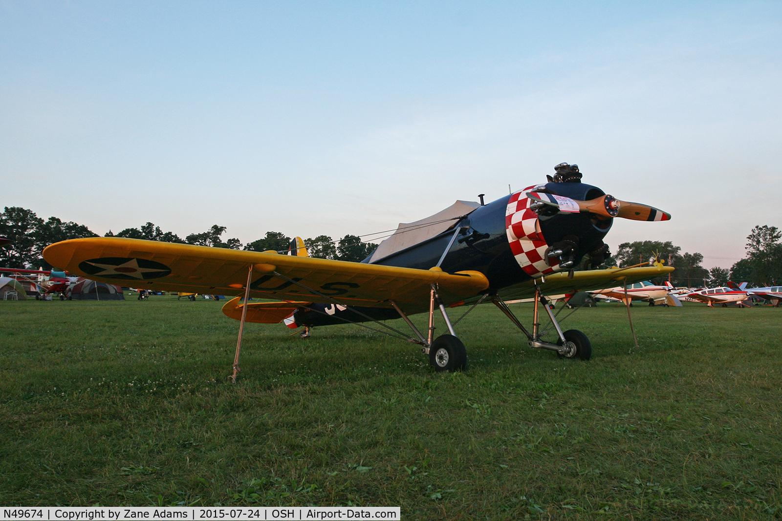 N49674, 1941 Ryan Aeronautical ST3KR C/N 1396, 2015 EAA AirVenture - Oshkosh, Wisconsin