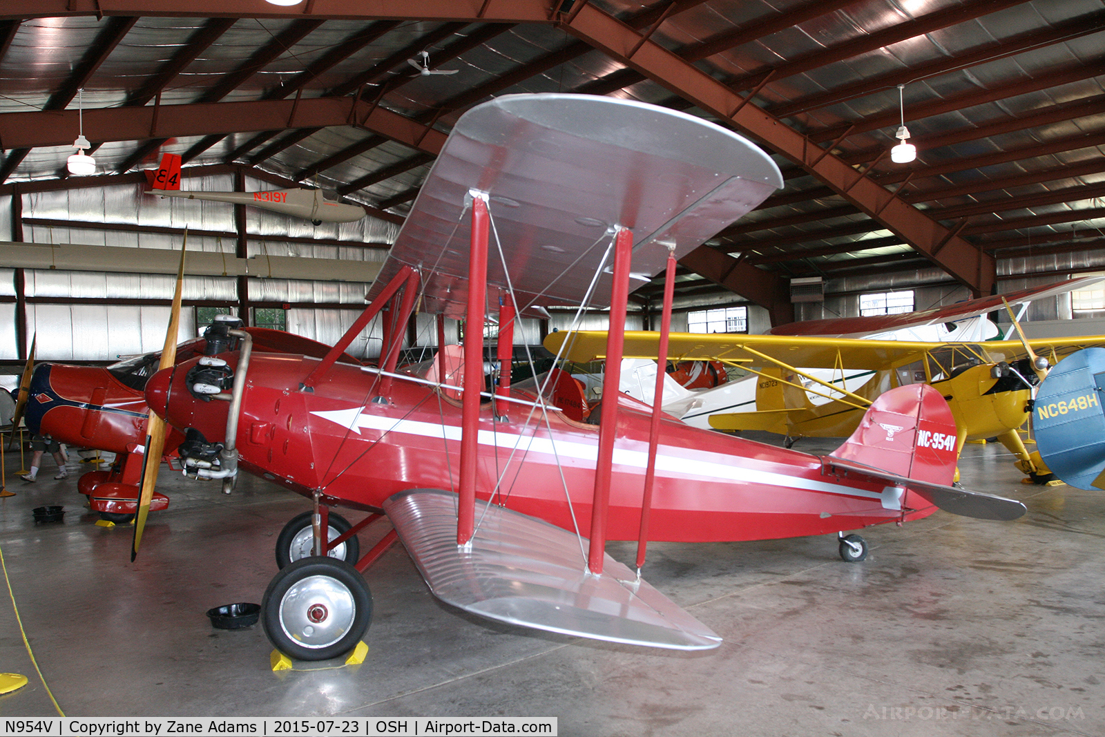 N954V, 1931 Fairchild KR-21 C/N 1502, 2015 EAA AirVenture - Oshkosh, Wisconsin