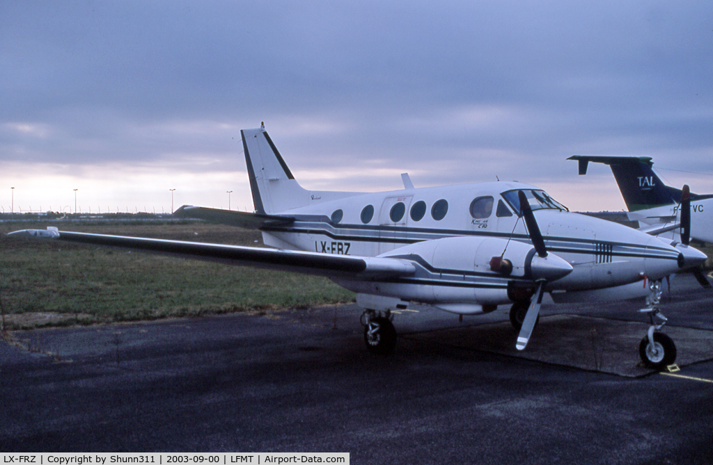 LX-FRZ, 1980 Beech C90 King Air C/N LJ-898, Parked at the General Aviation area...