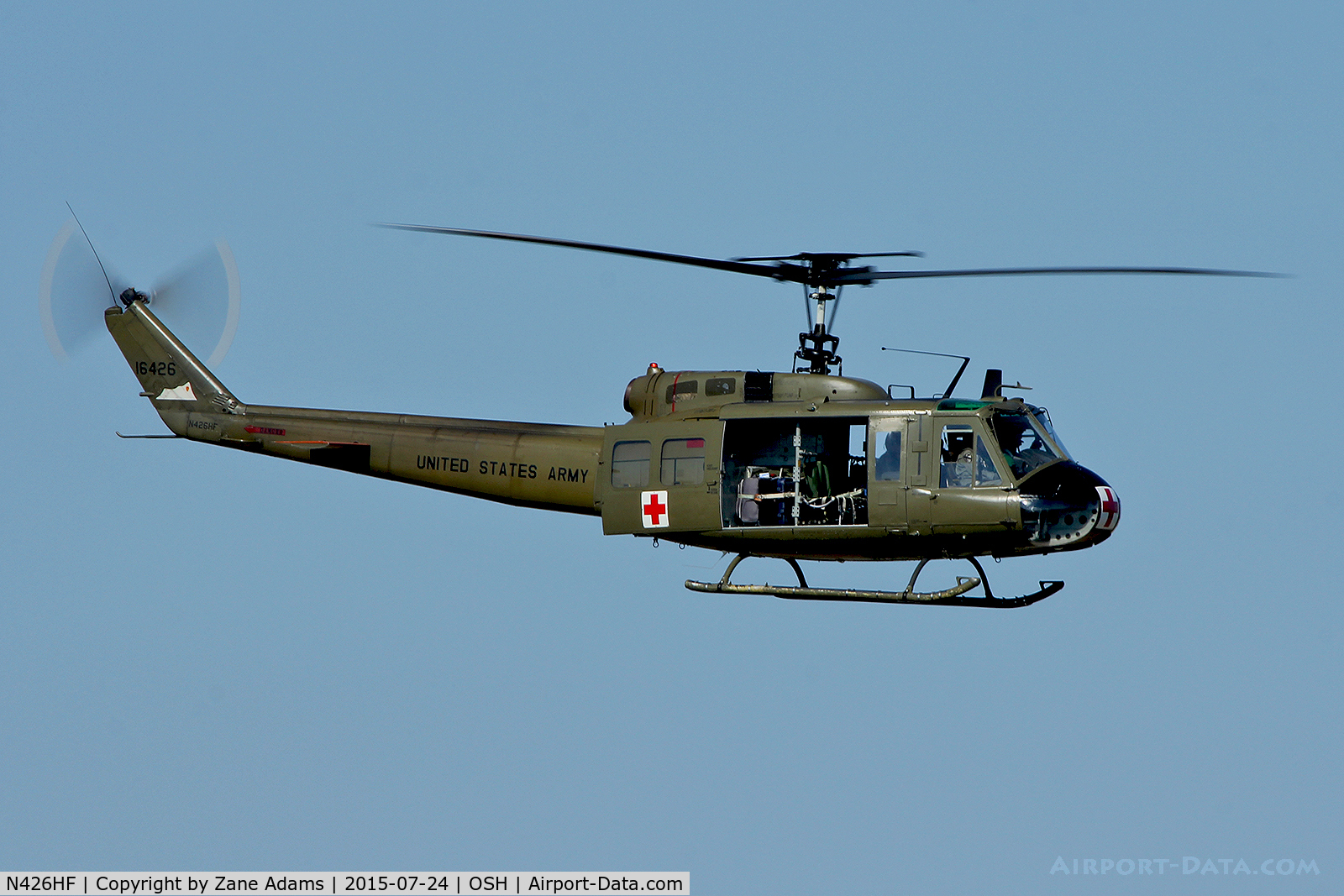 N426HF, 1970 Bell UH-1H-BF Iroquois C/N 12731, 2015 EAA AirVenture - Oshkosh, Wisconsin