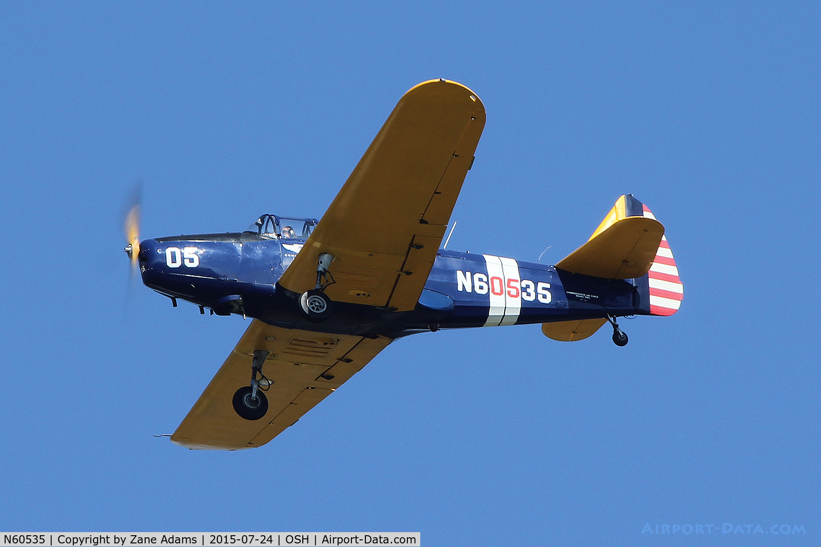 N60535, 1945 Fairchild M-62A-3 Cornell II C/N FX146, 2015 EAA AirVenture - Oshkosh, Wisconsin