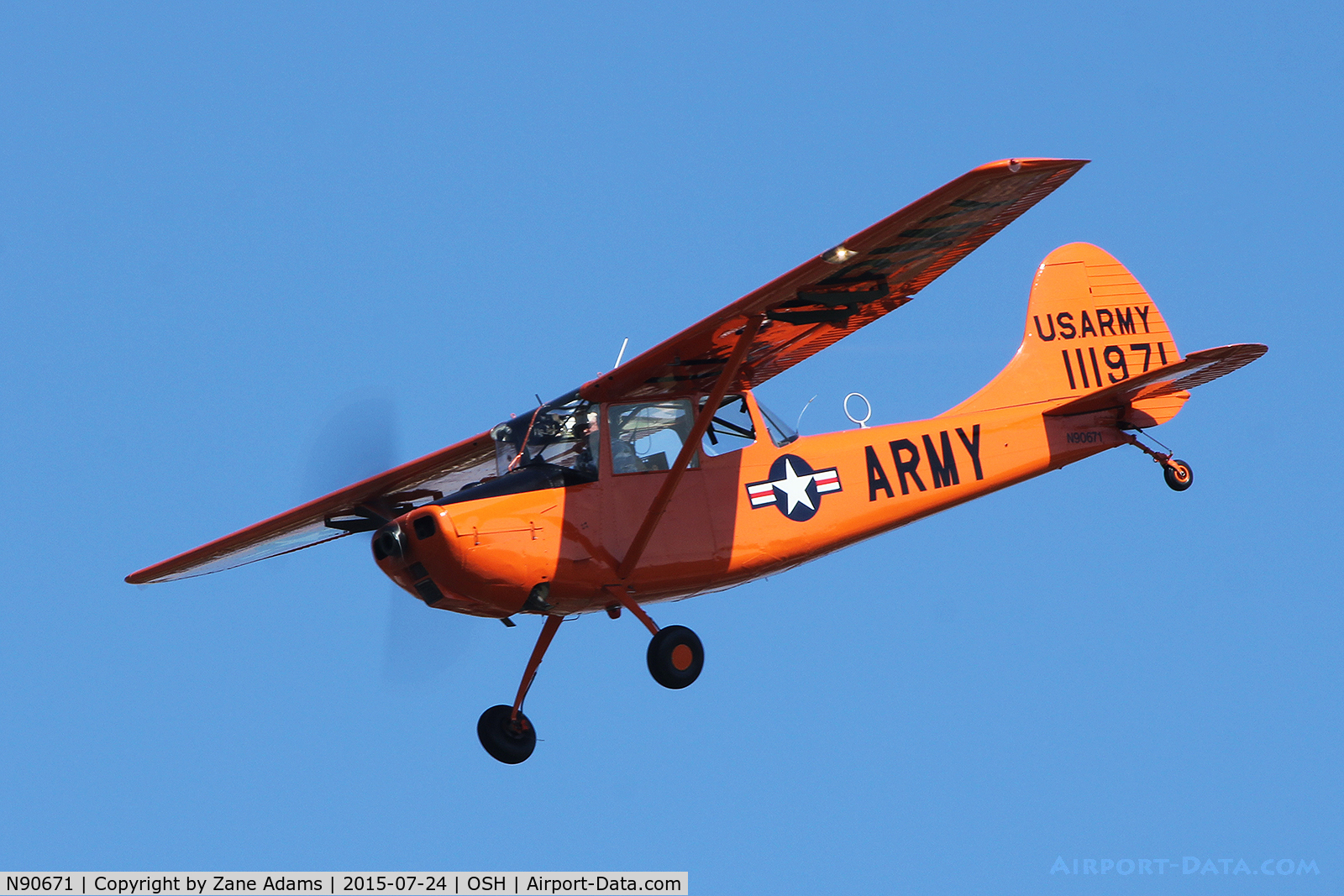 N90671, 1951 Cessna O-1A Bird Dog C/N 22285, 2015 EAA AirVenture - Oshkosh, Wisconsin