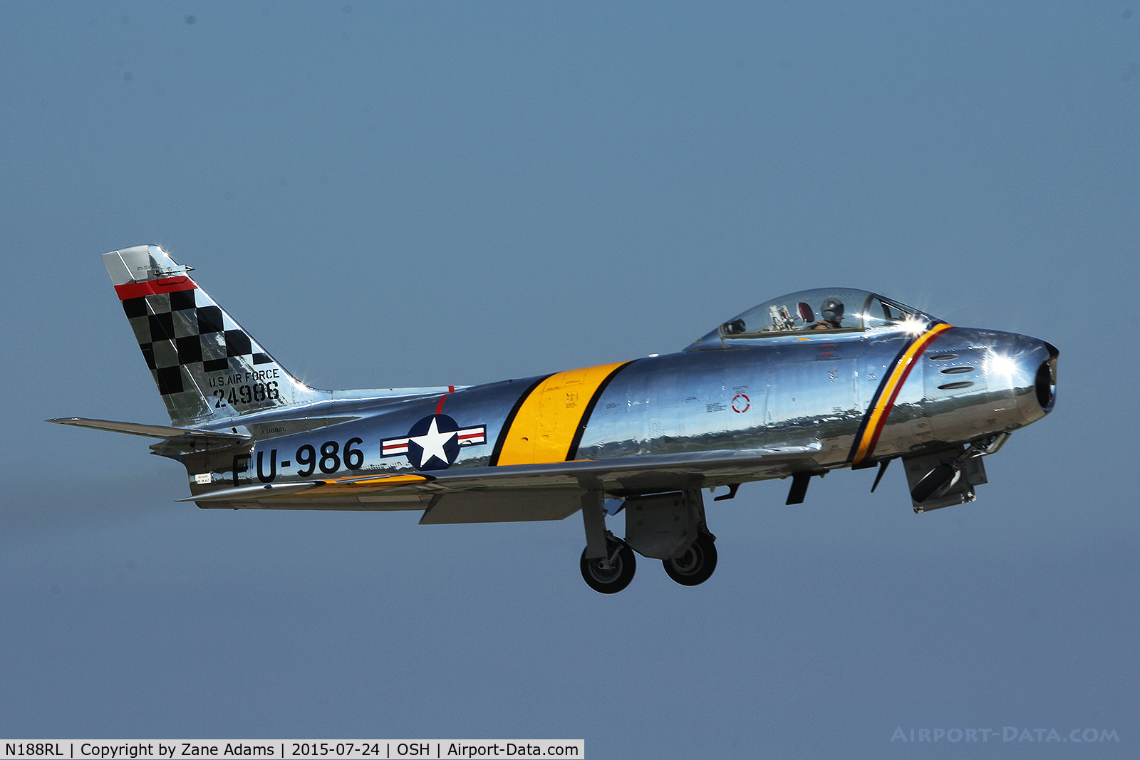 N188RL, 1952 North American F-86F Sabre C/N 191-682, 2015 EAA AirVenture - Oshkosh, Wisconsin