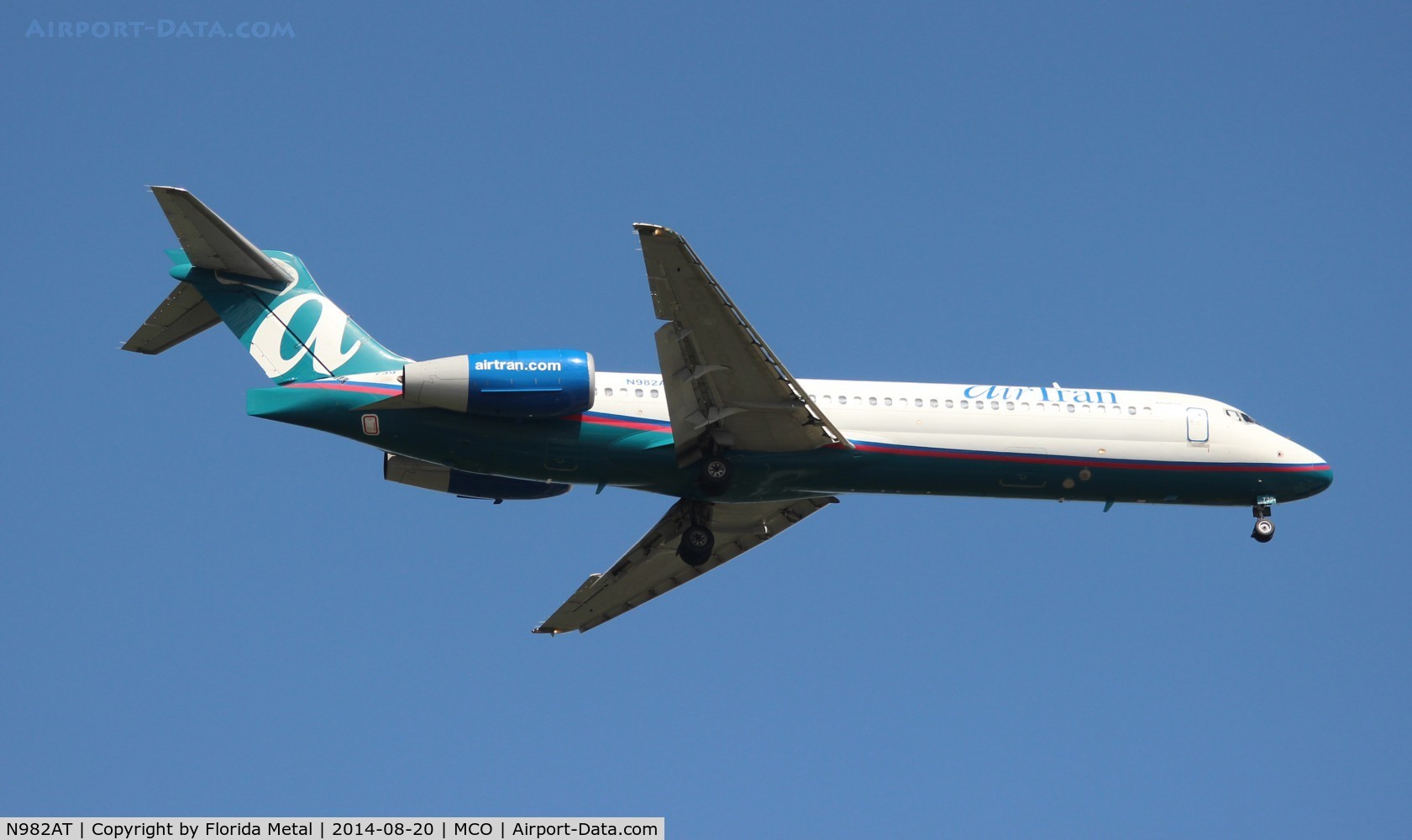 N982AT, 2002 Boeing 717-200 C/N 55041, Air Tran