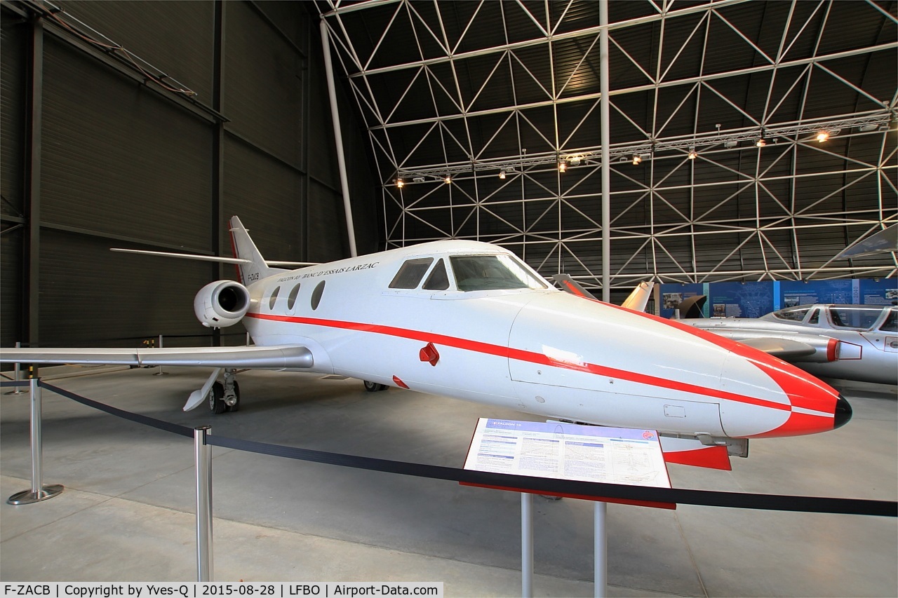 F-ZACB, Dassault Falcon 10 C/N 02, Dassault Falcon 10, Preserved at Aeroscopia Museum, Toulouse-Blagnac