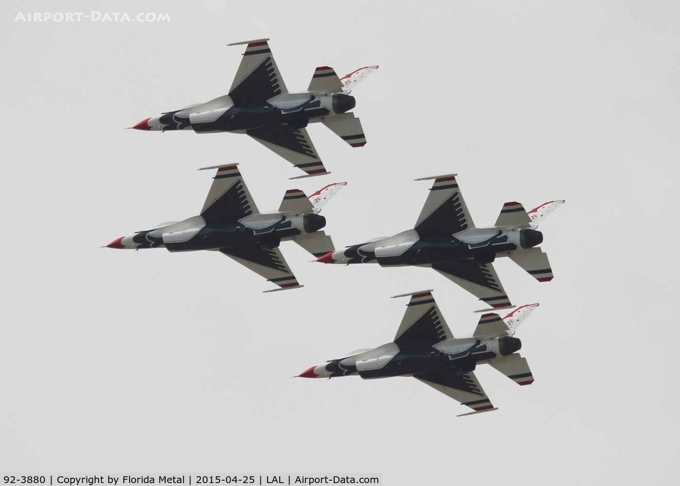 92-3880, 1992 General Dynamics F-16CJ Fighting Falcon C/N CC-122, Thunderbirds