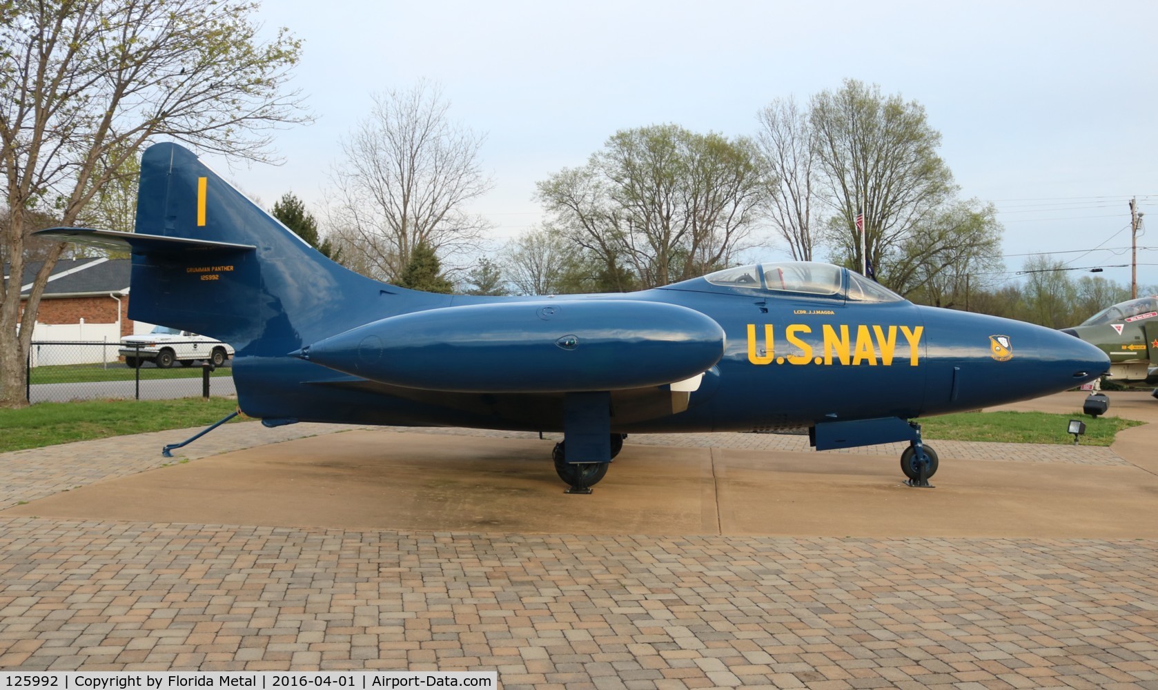 125992, Grumman F9F-5 Panther C/N Not found 125992, F9F-5 Panther Blue Angels in Bowling Green KY