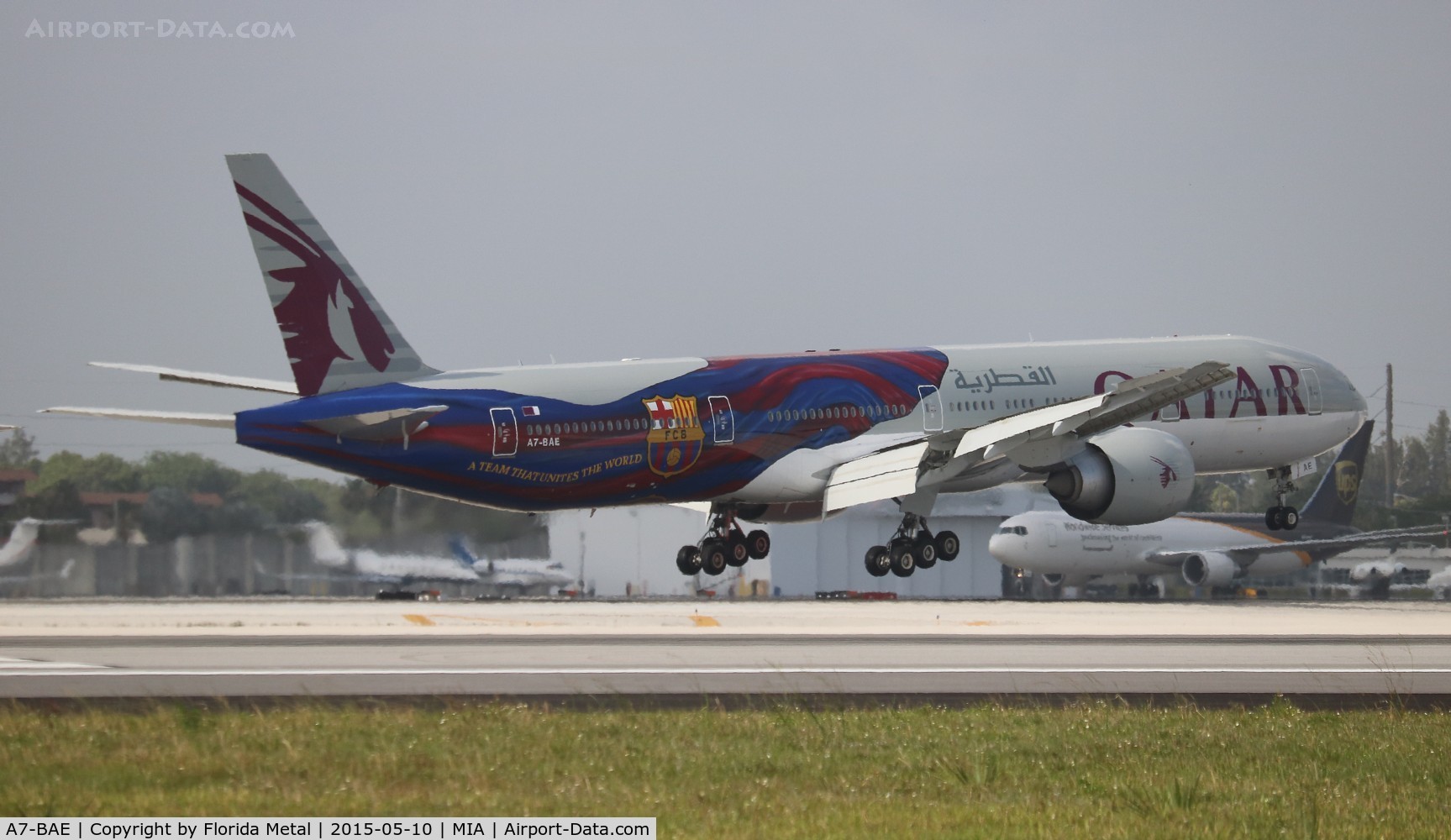 A7-BAE, 2009 Boeing 777-3DZ/ER C/N 36104, Qatar Barcelona Football Club