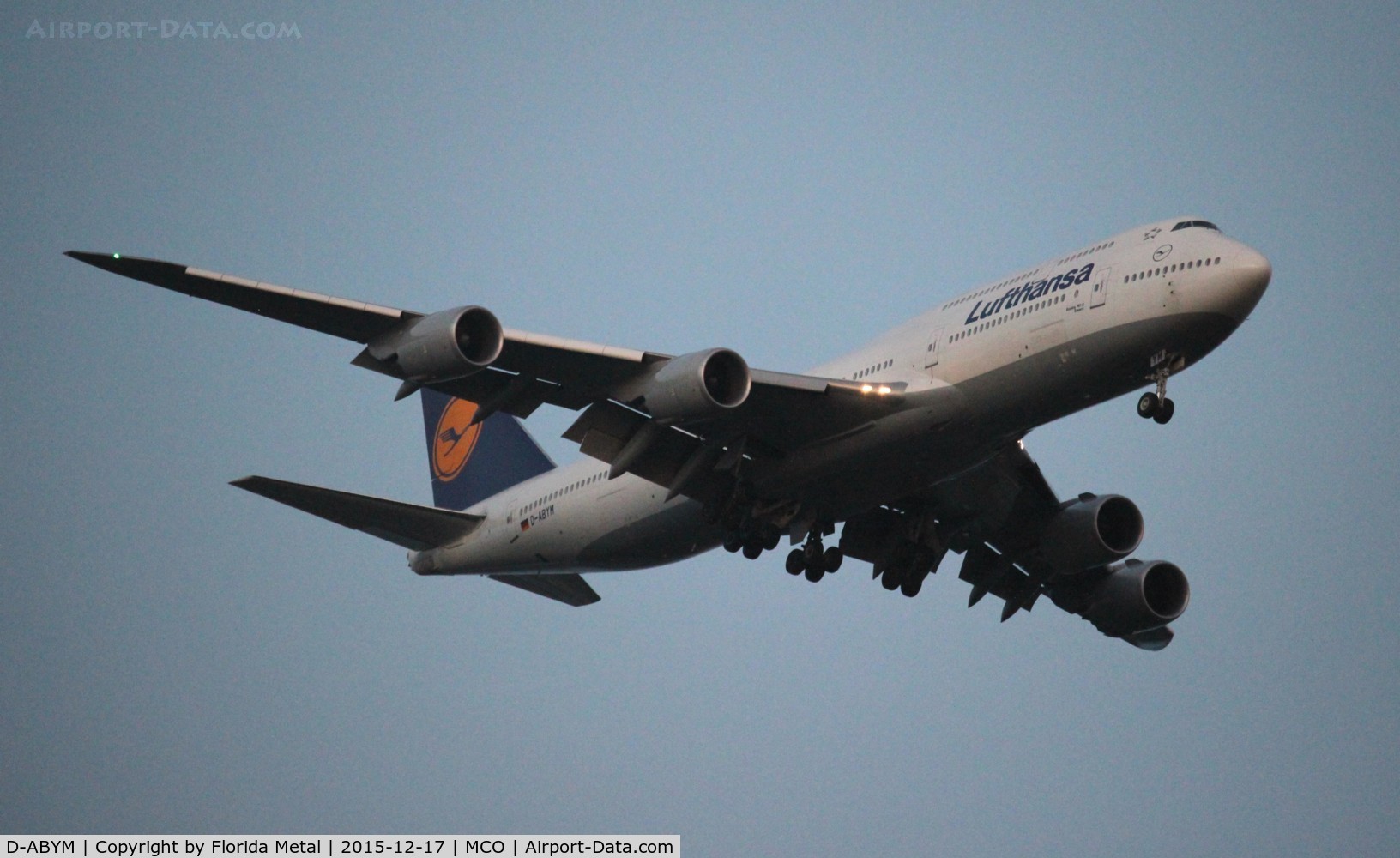 D-ABYM, 2014 Boeing 747-830 C/N 37837, Lufthansa