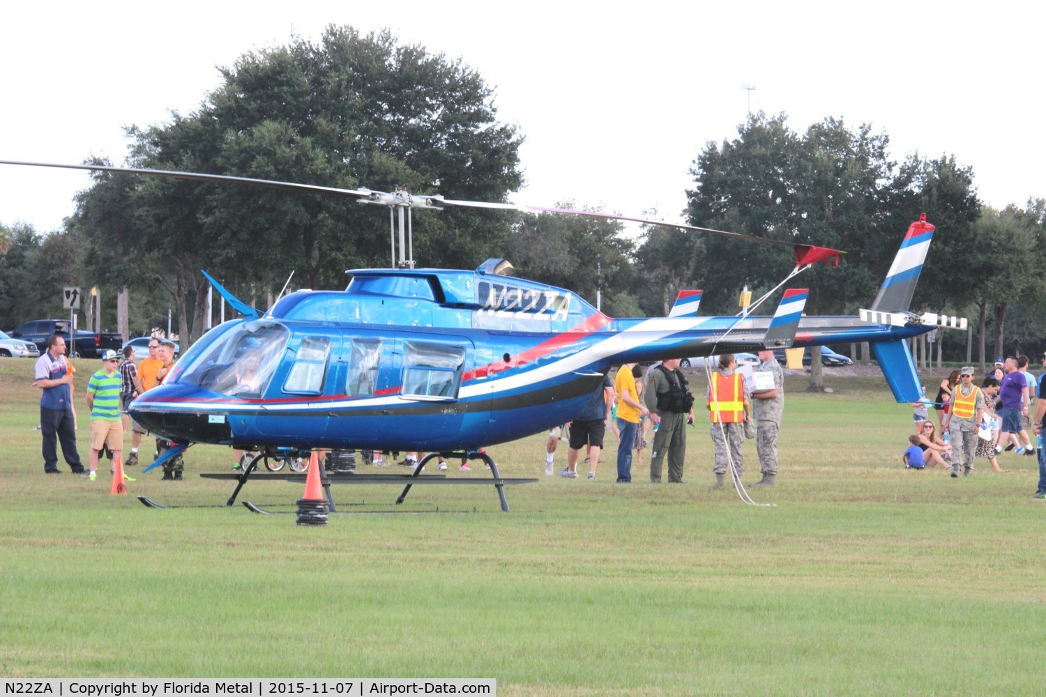 N22ZA, Bell 206L-3 LongRanger III C/N 51207, Bell 206L at American Heroes Air Show Oveido FL