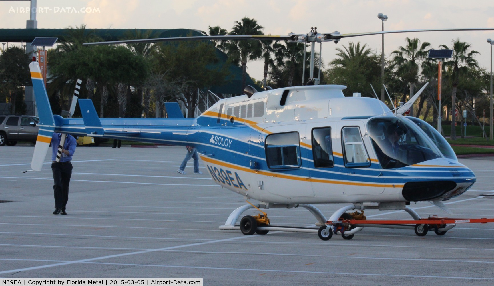 N39EA, 1975 Bell 206L LongRanger C/N 45007, Bell 206L at Heliexpo Orlando
