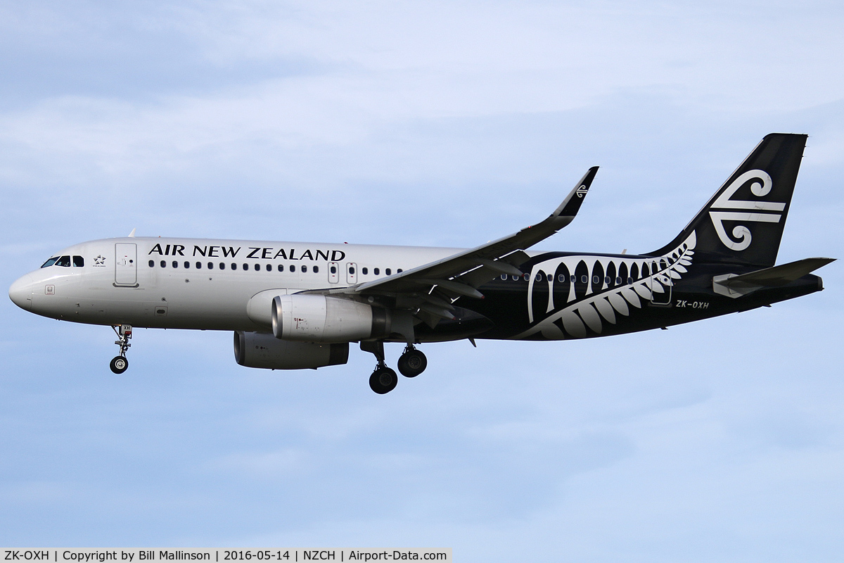 ZK-OXH, 2015 Airbus A320-232 C/N 6471, NZ636 from ZQN, then as NZ629 back to ZQN