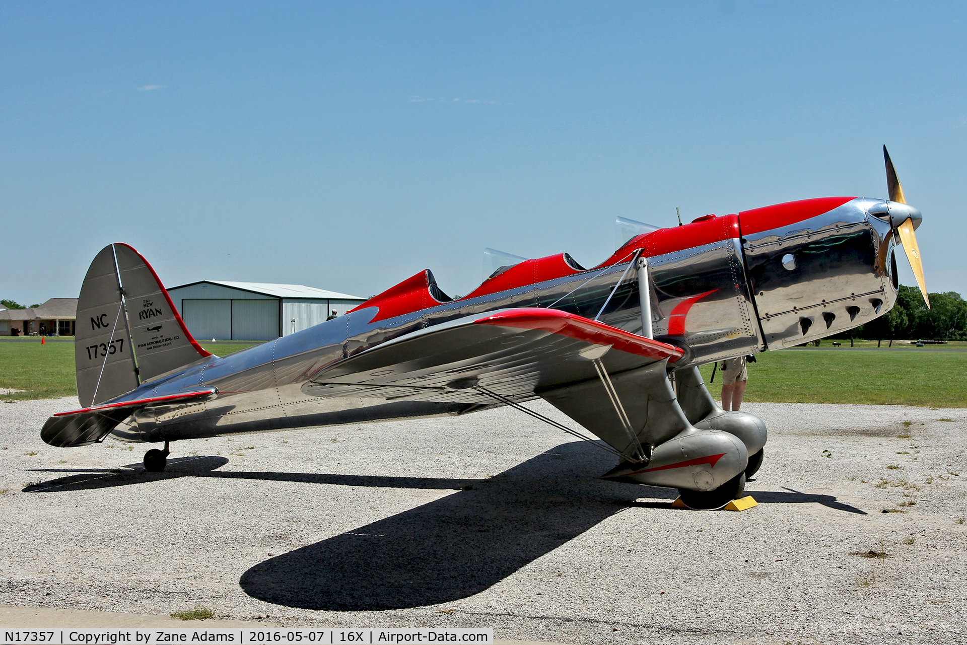 N17357, 1937 Ryan Aeronautical ST-A C/N 162, At the 2016 Propwash Party