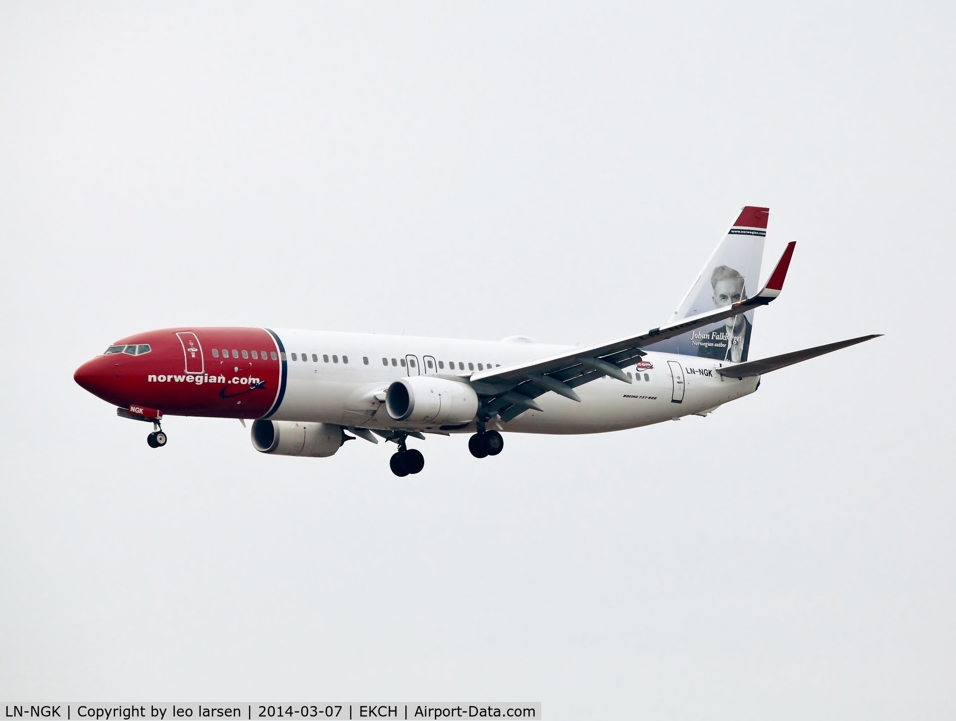 LN-NGK, 2013 Boeing 737-8JP C/N 39022, Copenhagen 7.3.14