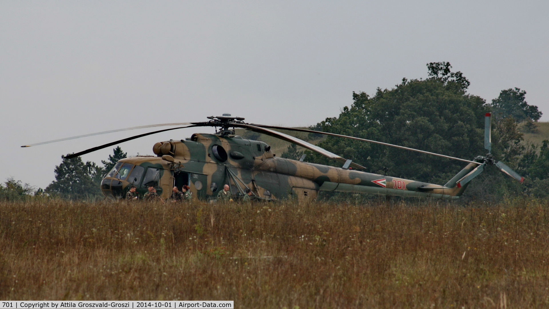 701, 1987 Mil Mi-17 Hip C/N 104M01, Military training base, Újdörögd, Hungary