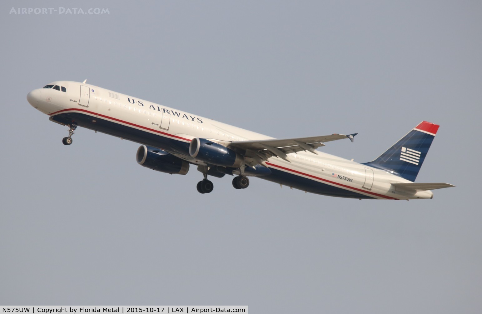 N575UW, 2014 Airbus A321-231 C/N 5980, USAirways