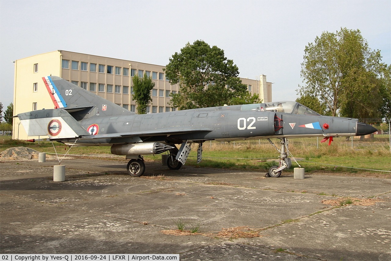 02, 1974 Dassault Super Etendard C/N 02, Dassault Super Etendard prototype, Preserved at Naval Aviation Museum, Rochefort-Soubise airport (LFXR)