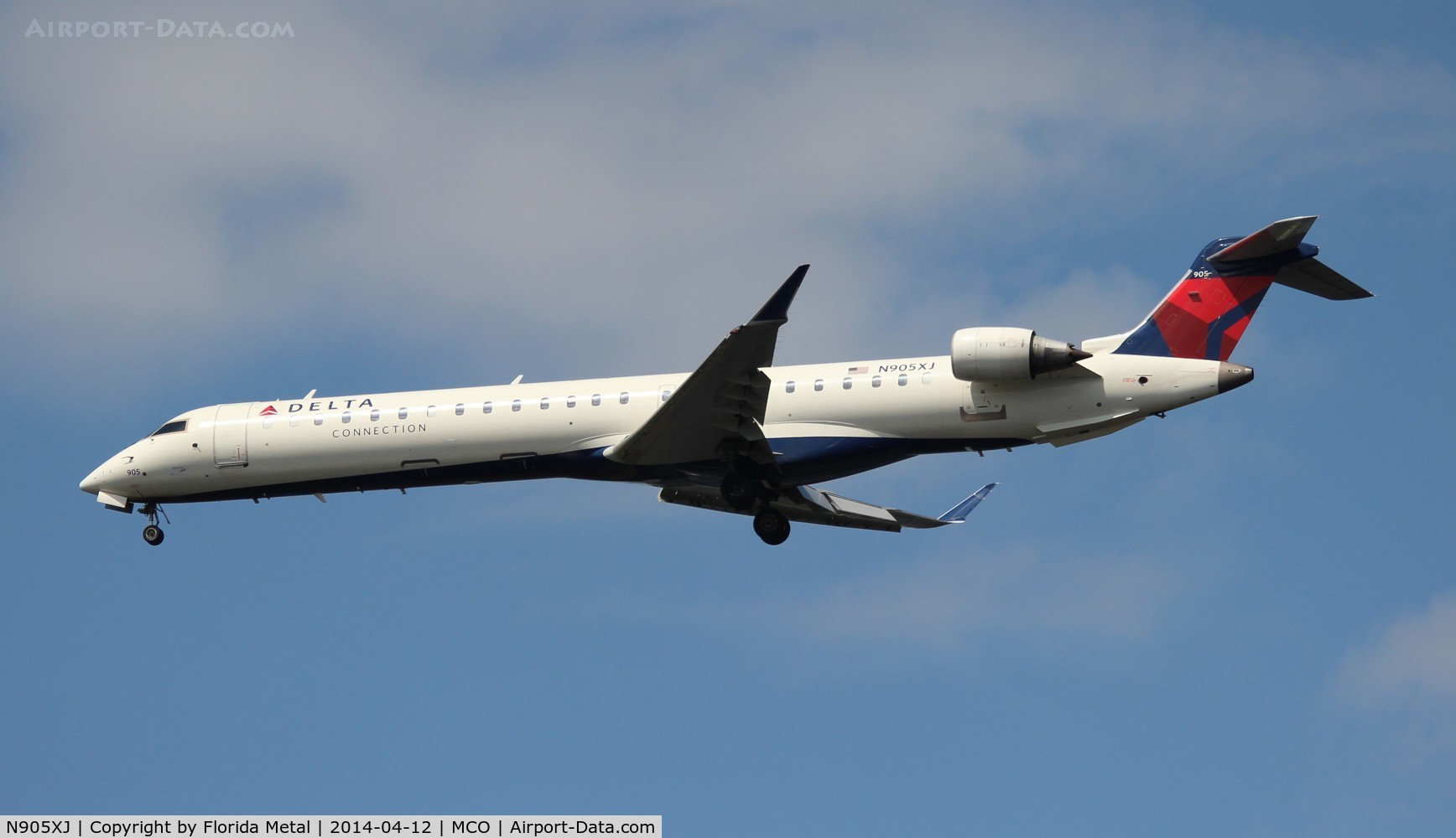N905XJ, 2007 Bombardier CRJ-900 (CL-600-2D24) C/N 15137, Delta Connection