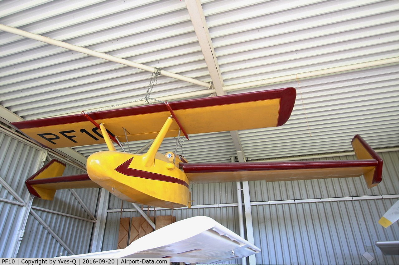 PF10, 1983 Piel CP 150 Onyx C/N 01, Piel CP 150 Onyx, Preserved at Historic Seaplane Museum, Biscarrosse